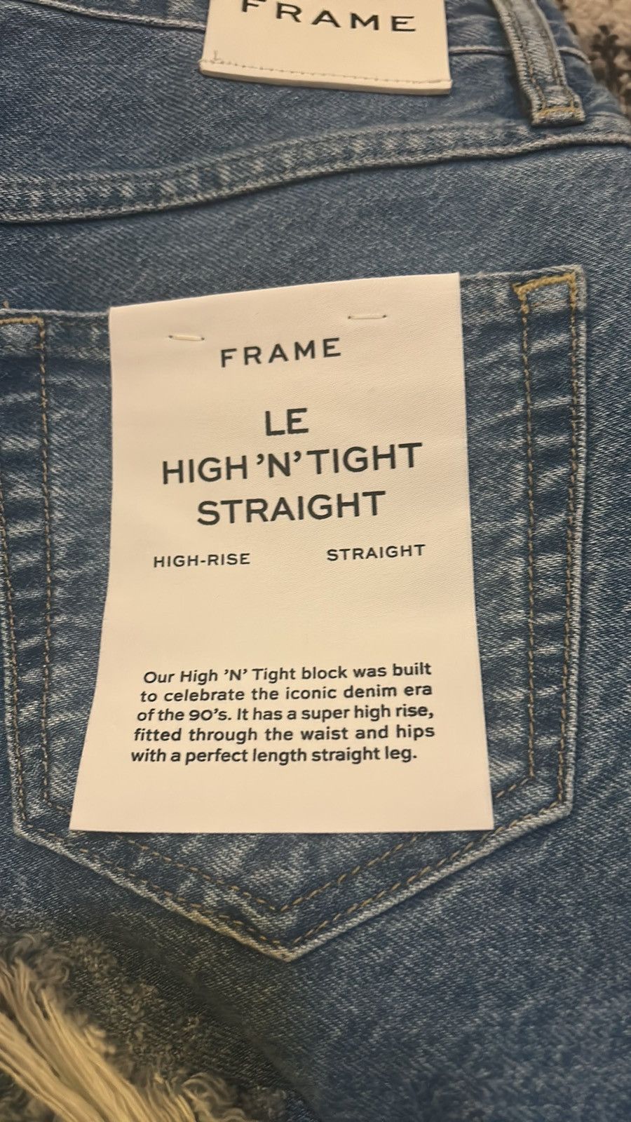 Frame Frame Atelier Le High N Tight Straight Dreamland Shred Jeans Size 28" / US 6 / IT 42 - 5 Thumbnail