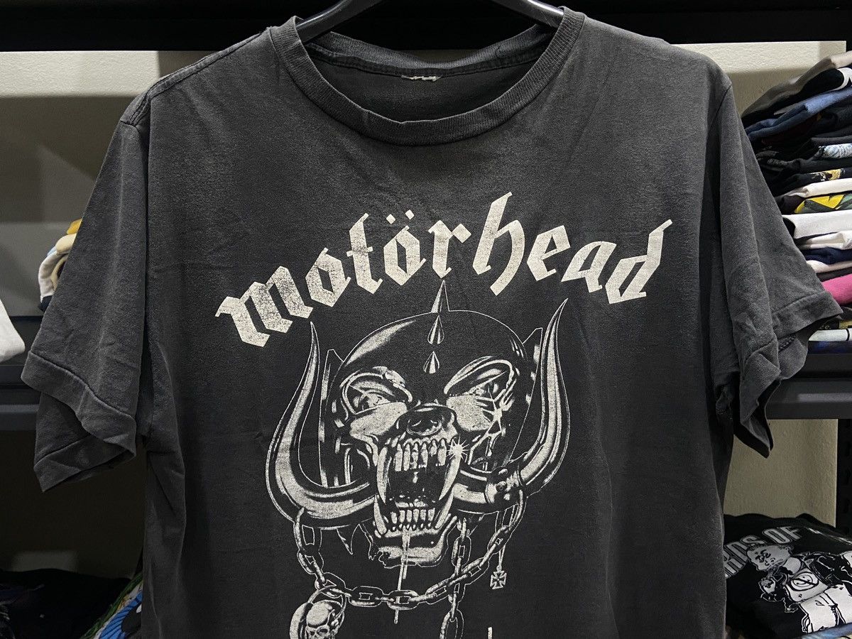 Band Tees × Vintage Vintage 90s Motörhead Band Lemmy Heavy Metal TOUR T-SHIRT Size US L / EU 52-54 / 3 - 2 Thumbnail