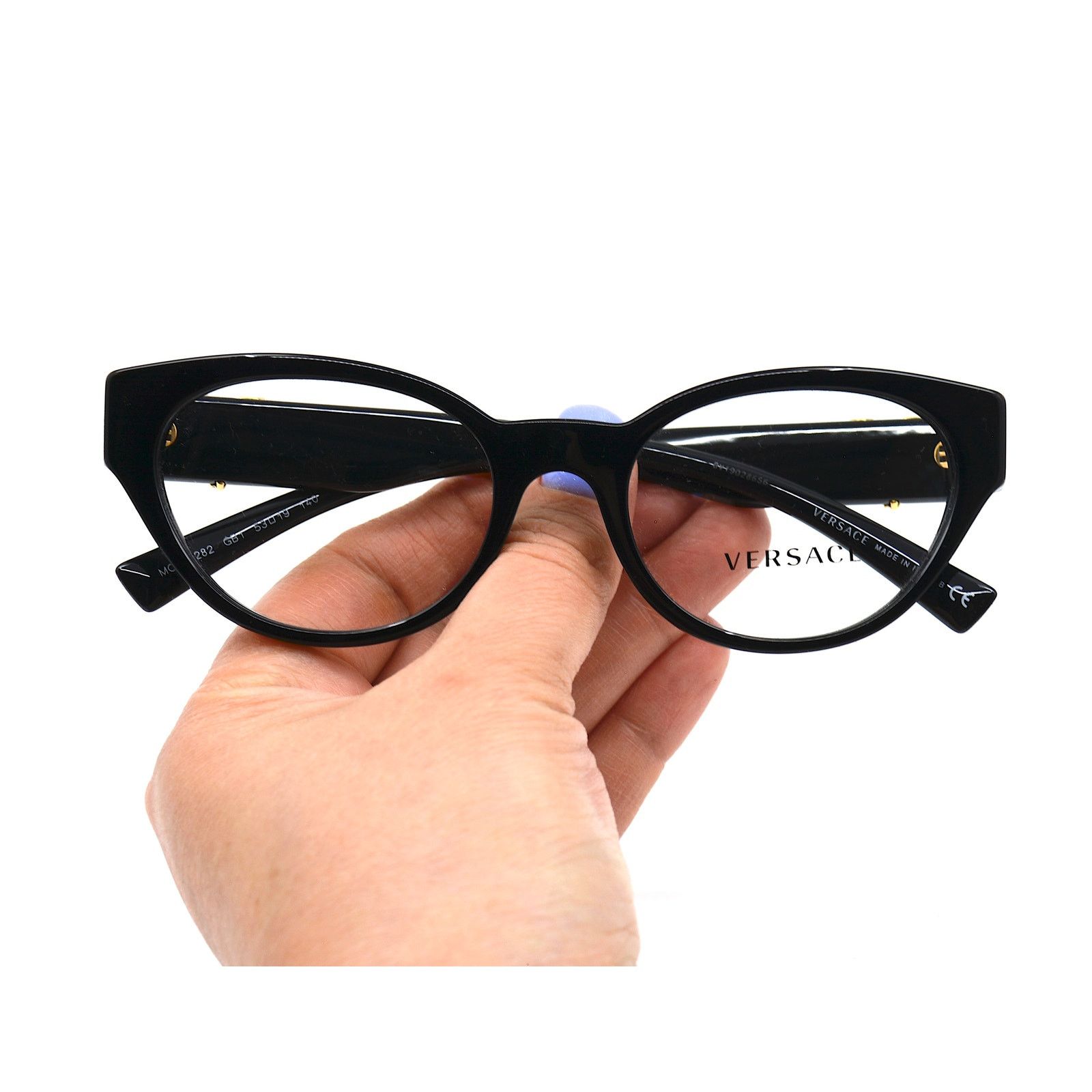 Versace NEW VERSACE VE3282 GB1 BLACK WOMEN EYEGLASSES FRAME Size ONE SIZE - 11 Thumbnail