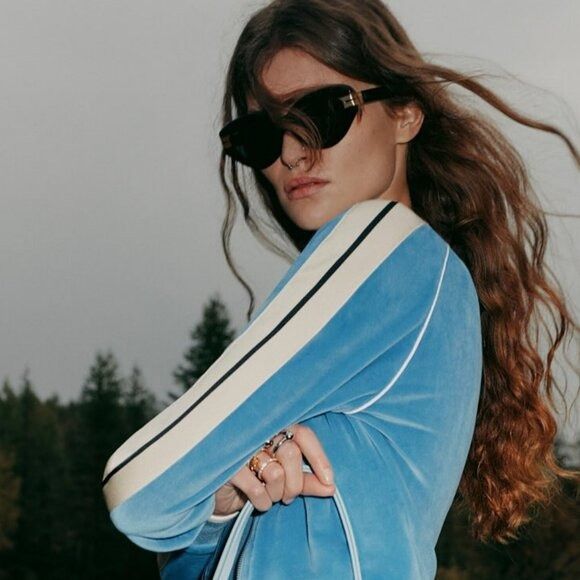 Palm Angels Palm Angels PERI10F MIRACLE 6055 Sunglasses Havana Cat Eye Size ONE SIZE - 2 Thumbnail