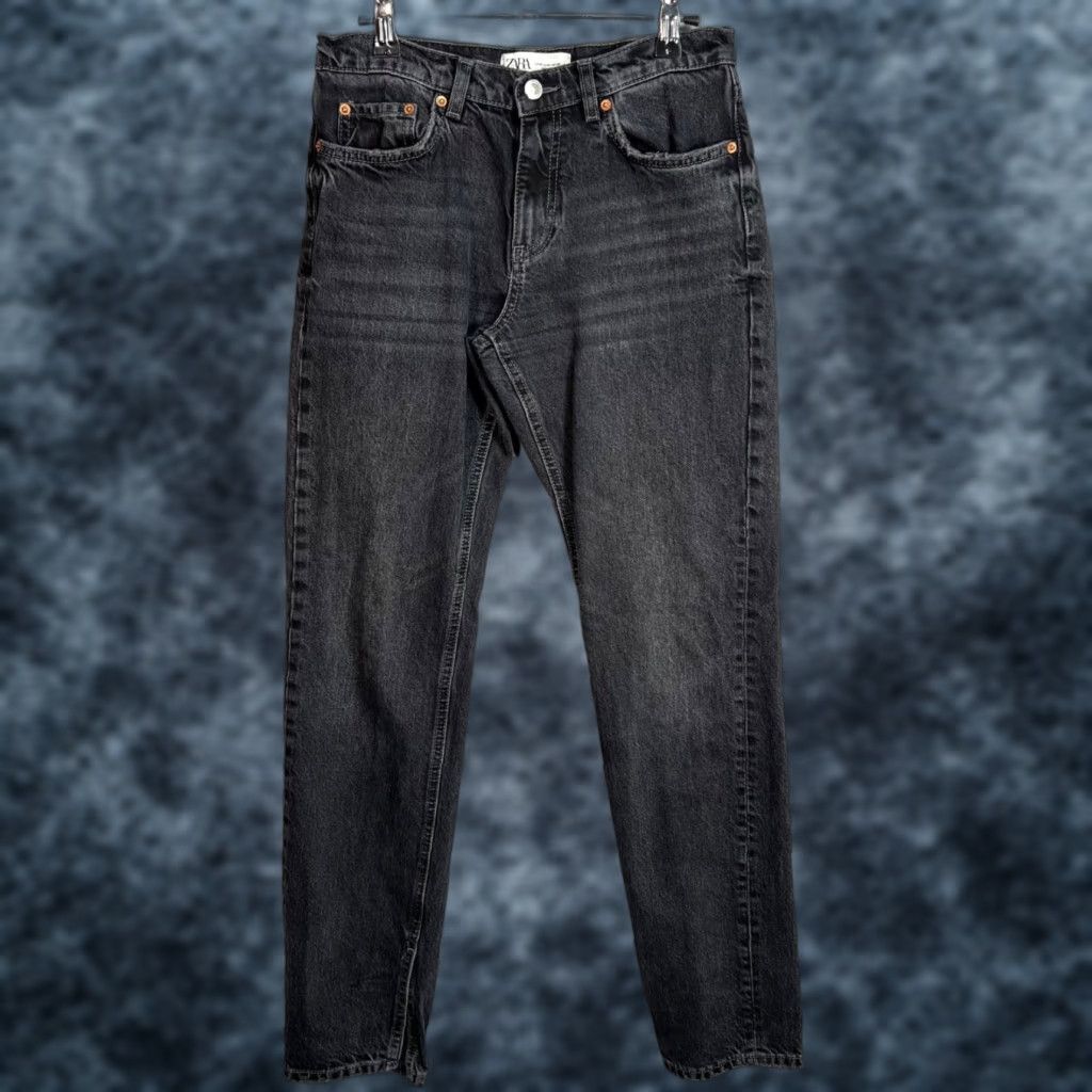 Zara Zara Jeans Womens 4 Black Denim High-Waist Skinny Be 5-Pocket Design Stretch Regular Rise 31 Inseam Denim Pants Women's Clothing Jeans No. 4? Size 27" / US 4 / IT 40 - 1 Thumbnail