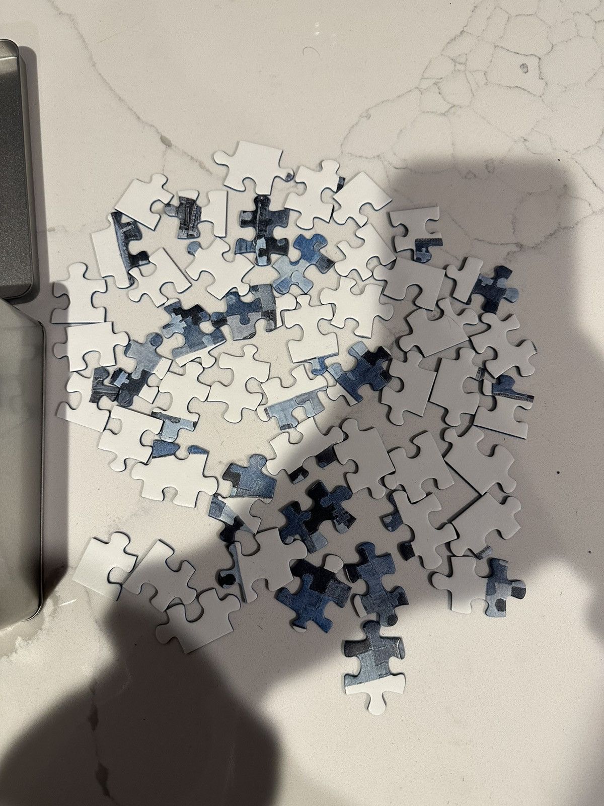 Designer × Vintage Roughcut Puzzle Piece Denim Size US 30 / EU 46 - 12 Thumbnail