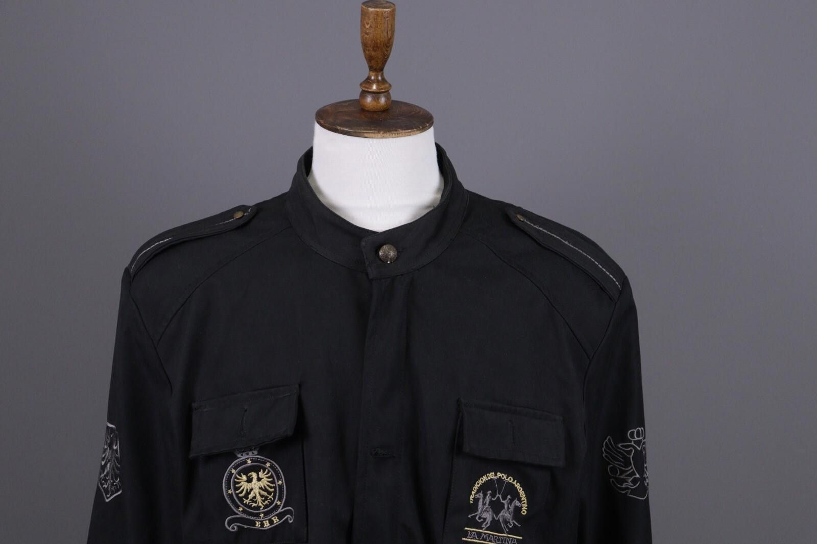 La Martina Vintage La Martina Camping de Polo Black Cargo Jacket Sz XXL Size XXL / US 16-18 / IT 52-54 - 2 Thumbnail