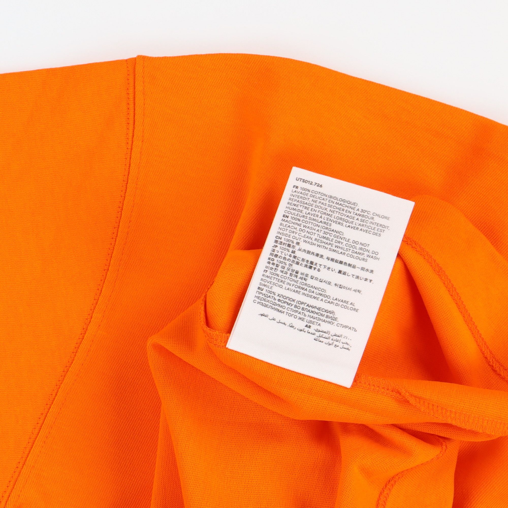 AMI Orange Ami De Couer Logo Oversized T-Shirt Size XS / US 0-2 / IT 36-38 - 7 Thumbnail