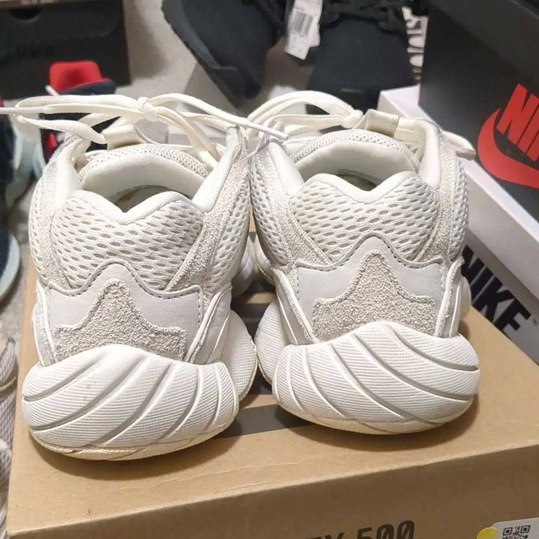 Adidas Adidas Yeezy 500 Bone White FV3573 Size 7 US Men Used Size US 8 / IT 38 - 4 Thumbnail
