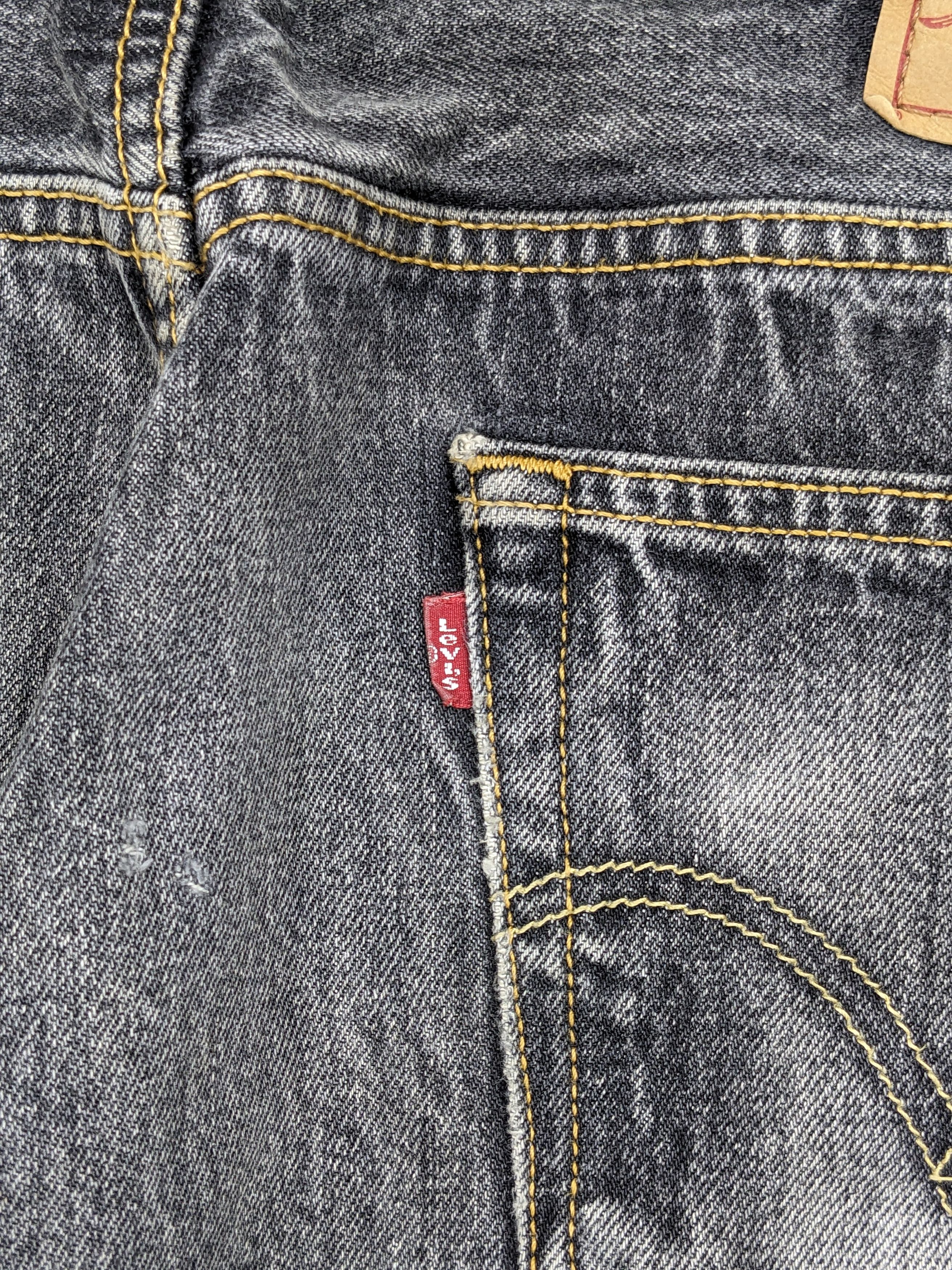 Levi's Vintage Levis 501 Faded Black Jeans DJ0028Z Size US 36 / EU 52 - 6 Thumbnail