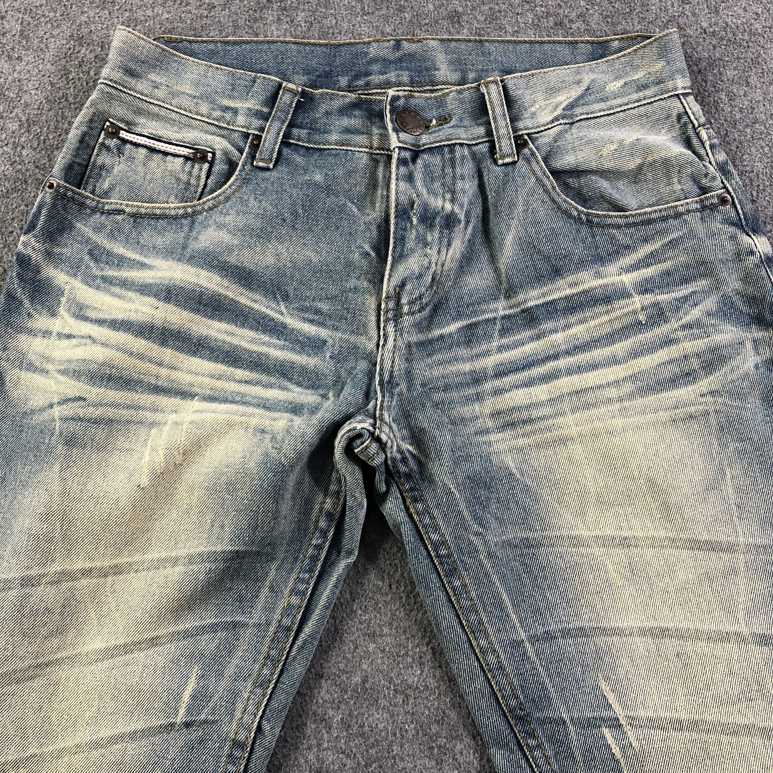 Japanese Brand Japanese Brand Jeans Faded Blue Denim -J2727 Size US 31 - 3 Thumbnail