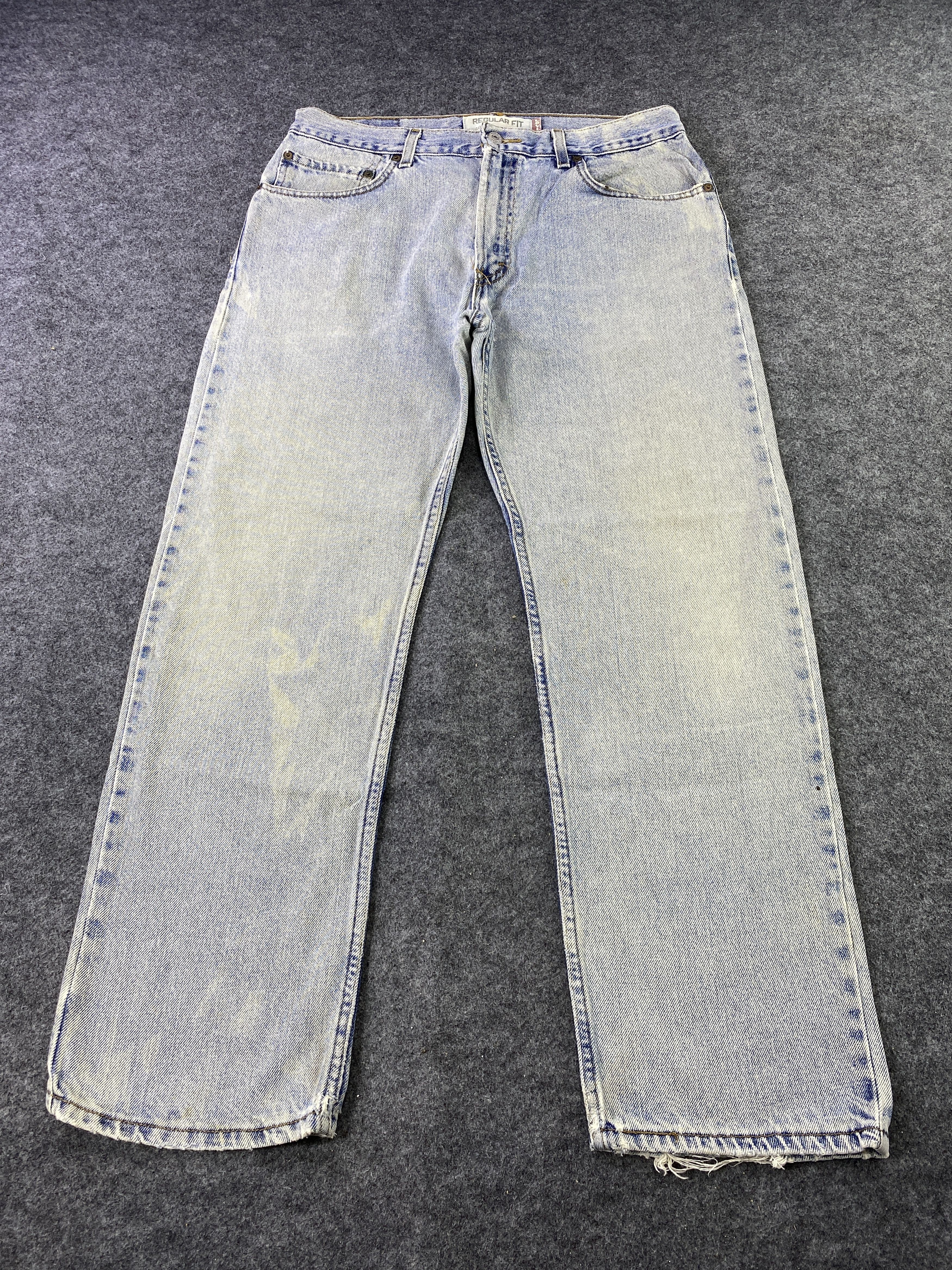Levi's VINTAGE LEVI'S 505 BLUE WASH JEANS - J894 Size US 34 / EU 50 - 2 Thumbnail