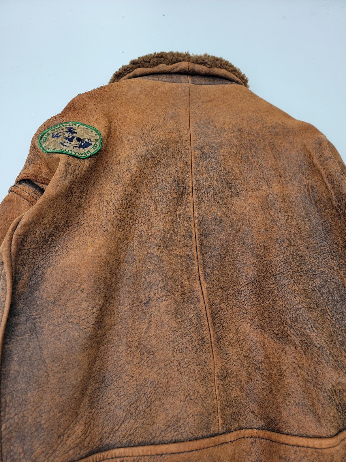 Avirex ✅️Vintage 80s Brown Avirex G-1 Flight Us Leather Jacket Size US L / EU 52-54 / 3 - 3 Thumbnail