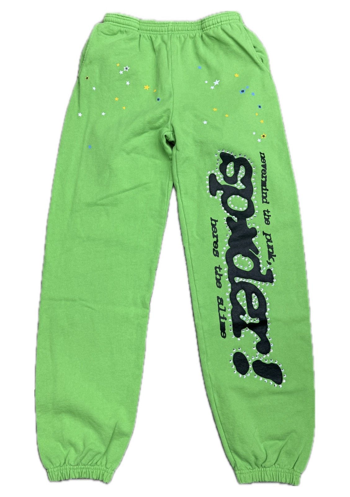 Sp5der Sp5der Rhinestone P*nk V2 Sweatpants Size US 32 / EU 48 - 1 Thumbnail