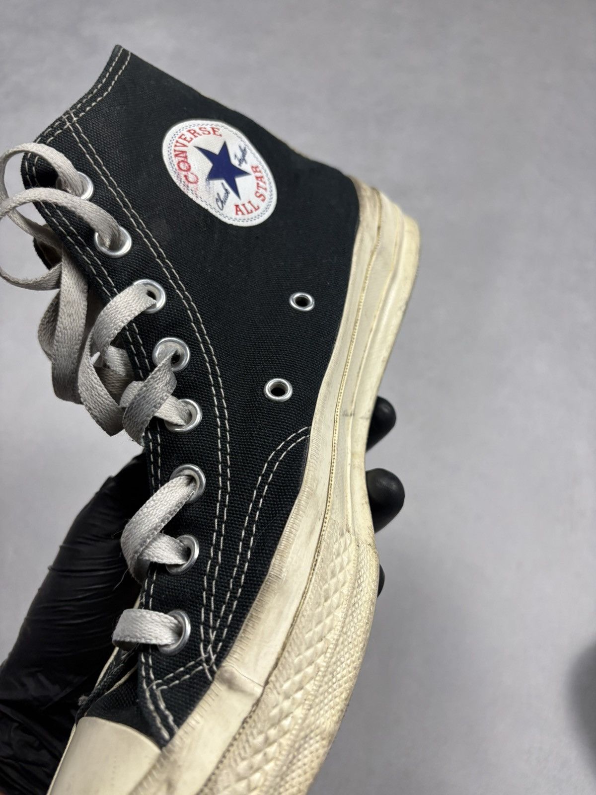 Comme des Garcons Comme des Garcons Converse Hi Top Sneakers Chuck Taylor Size US 7 / EU 40 - 9 Thumbnail