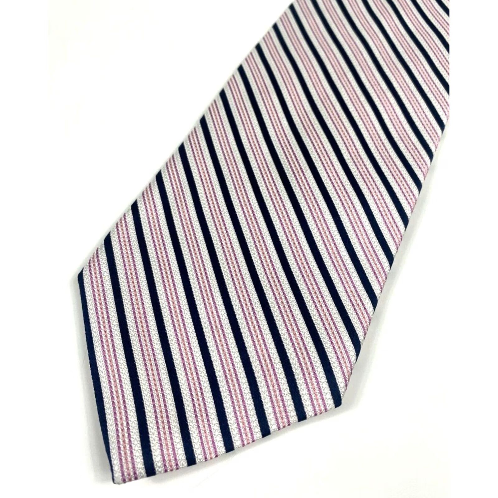 Brooks Brothers Brooks Brothers 346 Silk Tie Striped Men’s Made in USA Silk Tie Classic 59" 3.25" Multicolor Preppy Designer Mens Size ONE SIZE - 2 Thumbnail