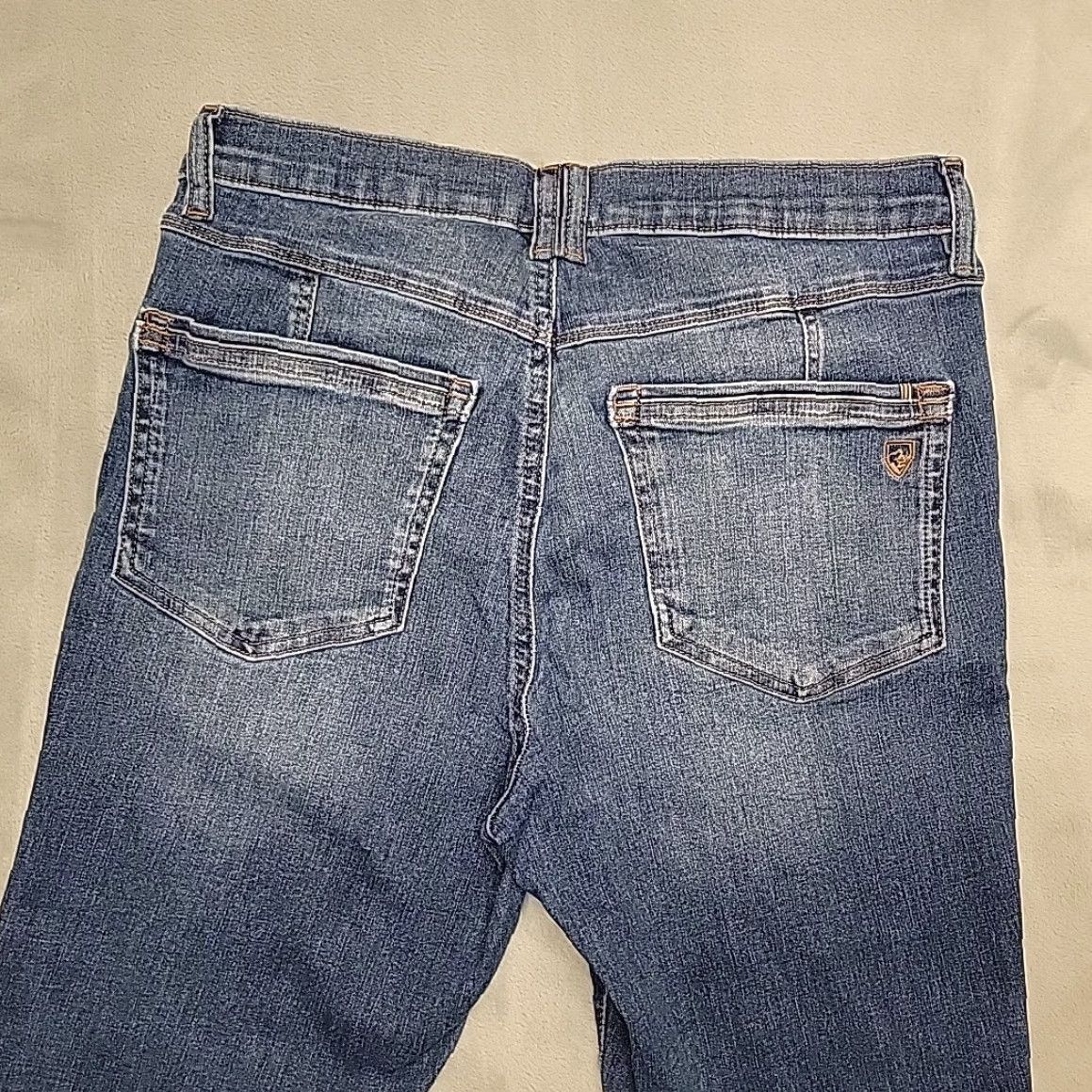 Denime Kuhl Jeans Women 8 Reg Blue Denim Slim Fit Straight Stretch Classic Comfort Shirt Size 30" / US 8 / IT 44 - 7 Thumbnail
