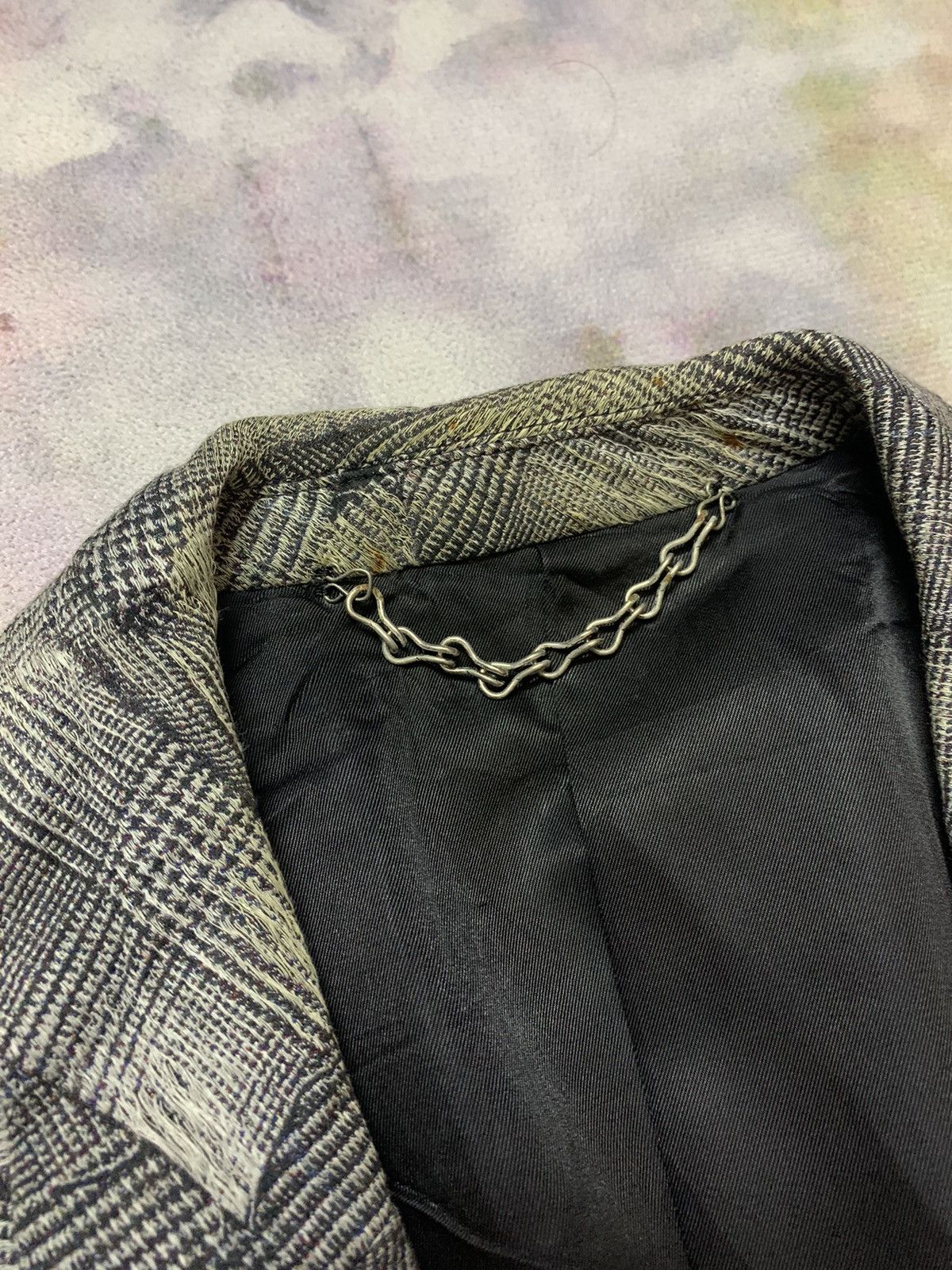 Maison MIHARA YASUHIRO SS10 MIHARAYASUHIRO ‘Scab’ Distressed Single Blazer Size US M / EU 48-50 / 2 - 8 Thumbnail