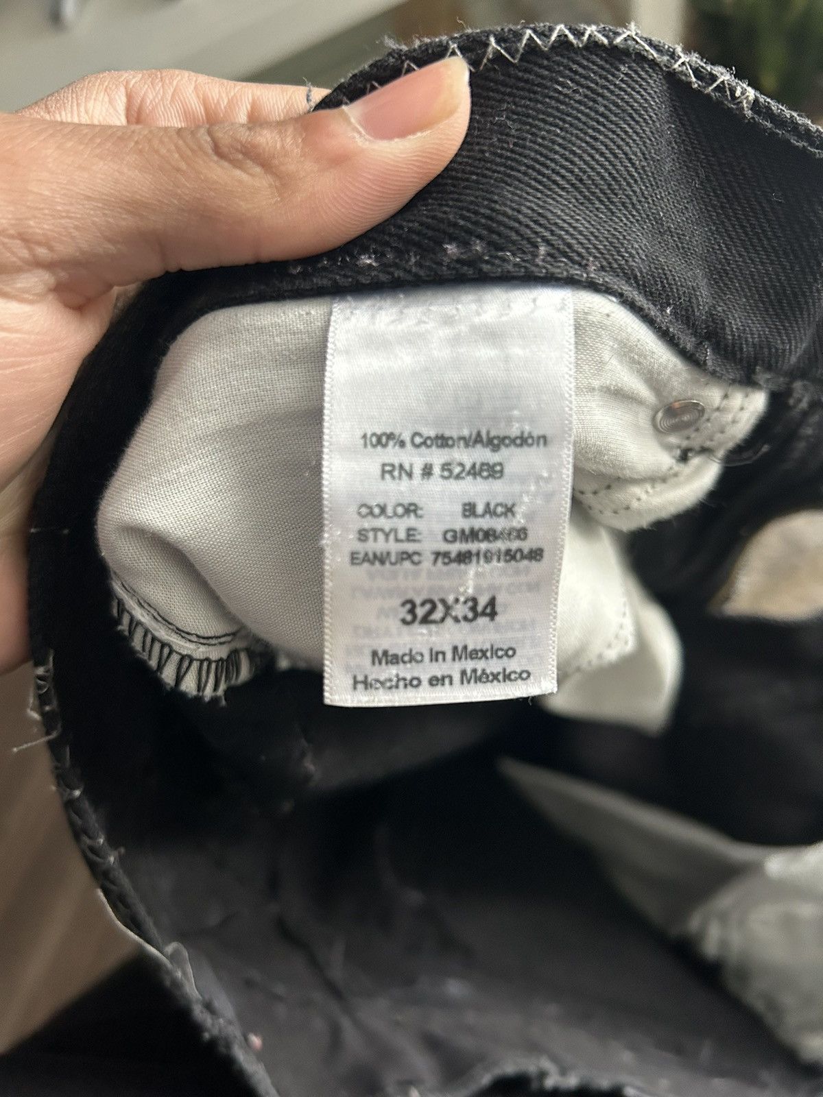 “Undercover” Type Distressed Jeans
