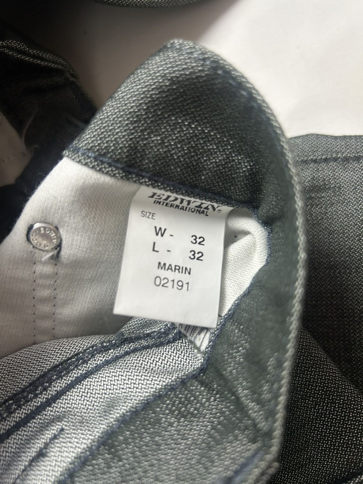 Edwin 00’s Edwin Marin Broken Twill Silver Denim Size US 32 / EU 48 - 4 Thumbnail