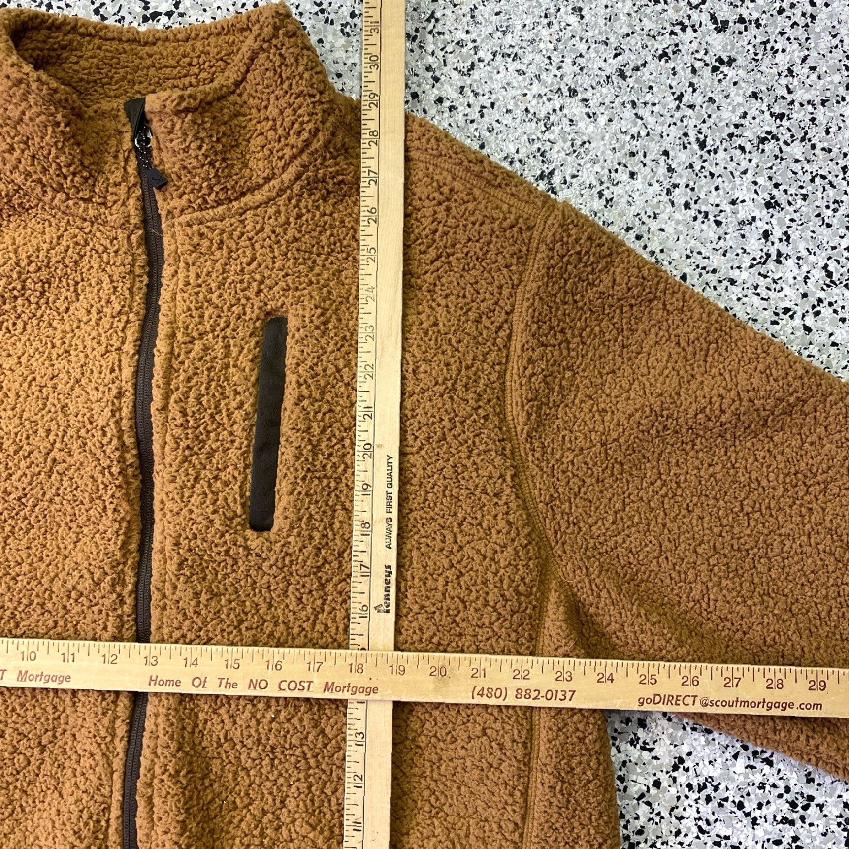 Vintage LL Bean Men's Zip Up Fleece Sweatshirt Brown Sz Large Size US L / EU 52-54 / 3 - 2 Thumbnail