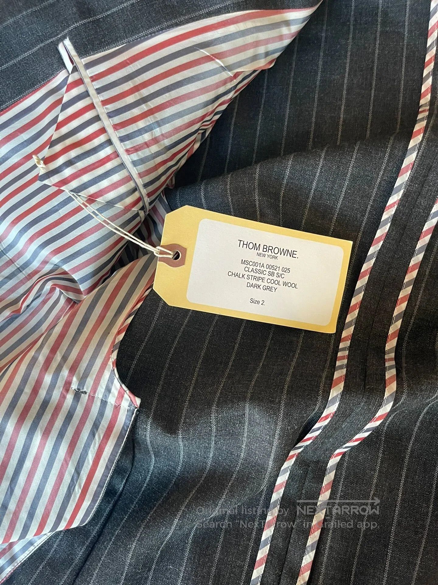 Thom Browne thom browne striped suit jacket for men. Size US M / EU 48-50 / 2 - 6 Thumbnail