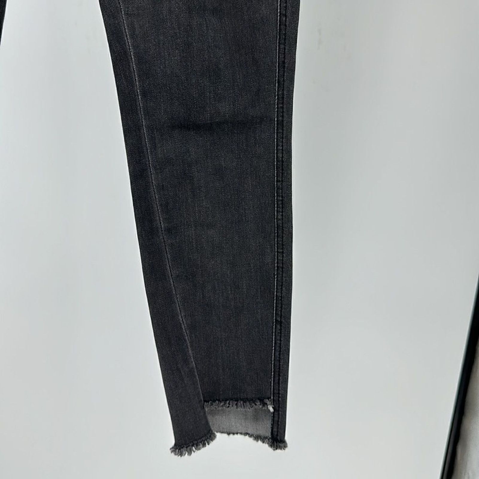 & Other Stories PARKER SMITH 26 Skinny Jeans Raw Step Hem Star Studded Crop Size 26" / US 2 / IT 38 - 7 Thumbnail