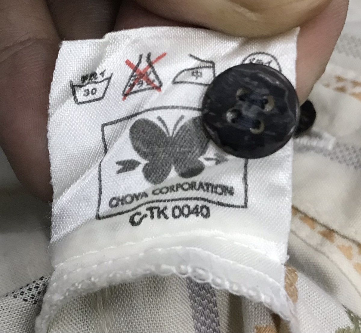 Japanese Brand × Kansai Yamamoto × Vintage Vintage Kansai Profumo Long Sleeve Shirt Button Up Size US M / EU 48-50 / 2 - 11 Thumbnail