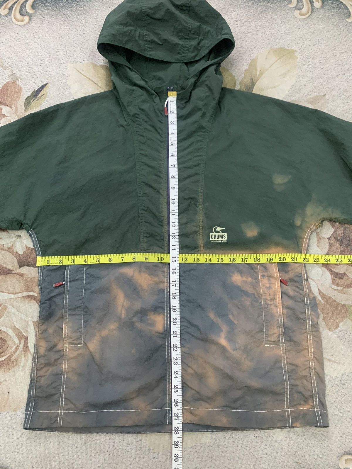 Chums × Vintage Vtg Chums Hurricane Utah Bleached Jacket Hooded Size US L / EU 52-54 / 3 - 10 Thumbnail
