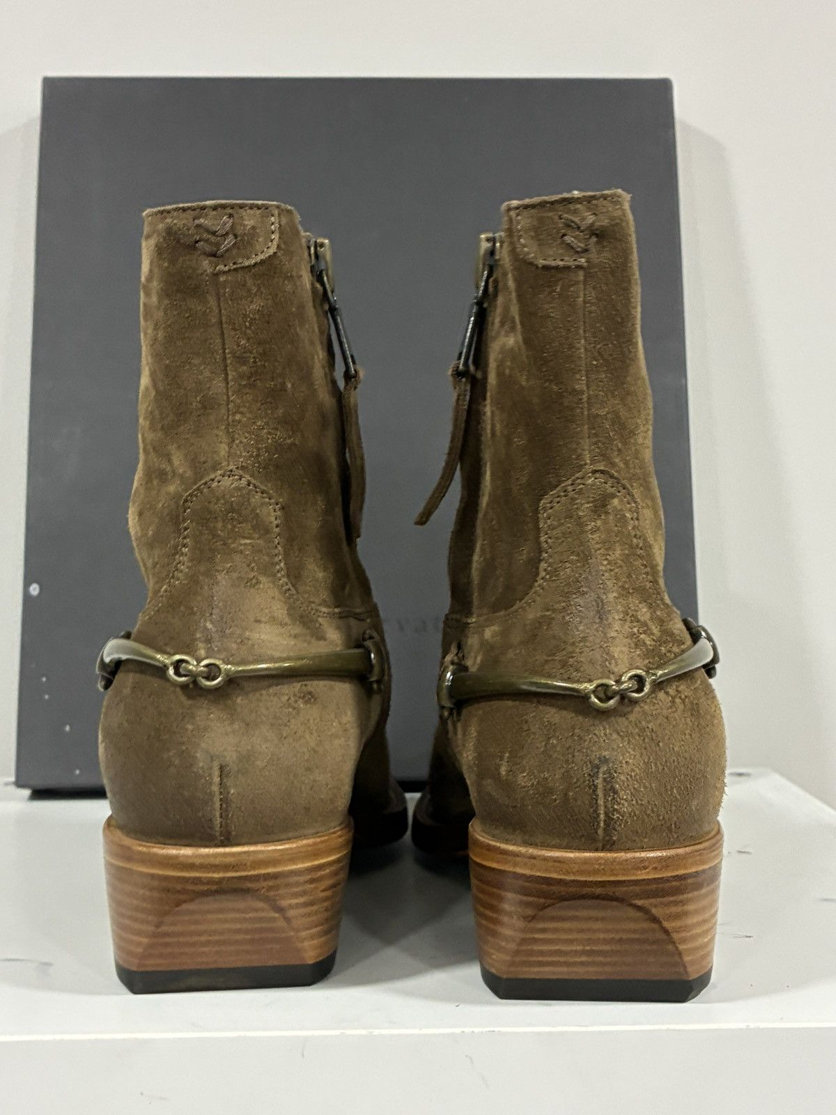John Varvatos Walker Bit Boot Size 9.5 EU 42.5 Size US 9.5 / EU 42-43 - 7 Thumbnail