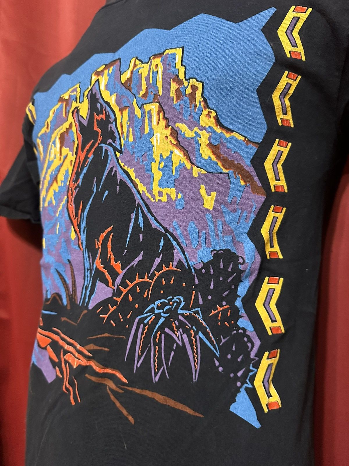 Other Vintage Peyote Wolf Tshirt 90’s Art Tee Animal Nature Grail Size US L / EU 52-54 / 3 - 5 Thumbnail