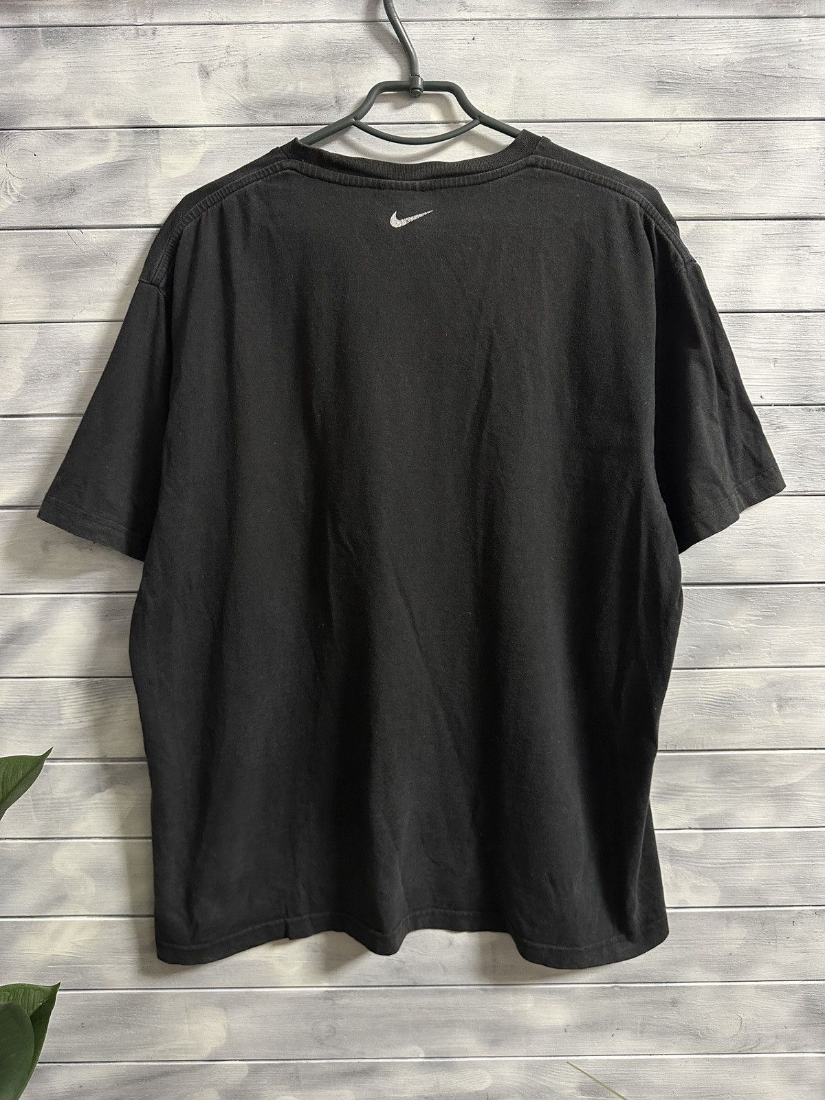 Nike Rare Vintage T-Shirt Nike Big Logo Swoosh Drill Y2K Size US XL / EU 56 / 4 - 5 Thumbnail