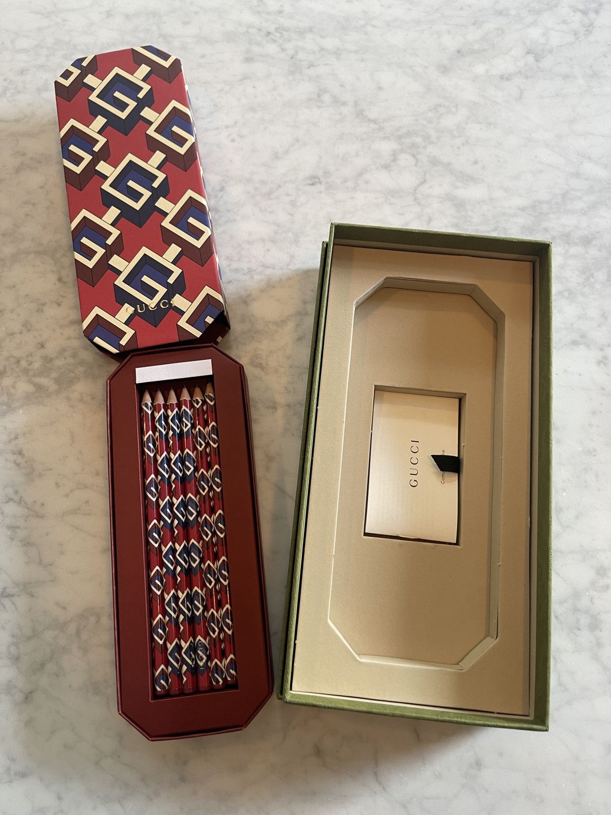 Gucci Gucci Geometric G logo Pencil Set Size ONE SIZE - 2 Thumbnail