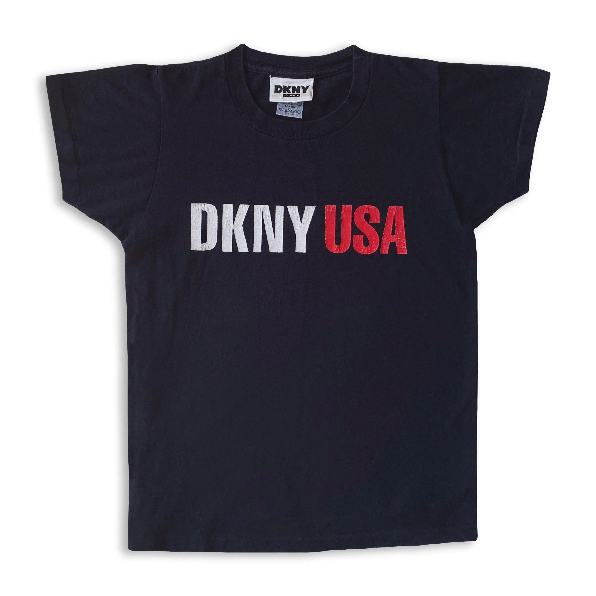 DKNY Vintage 80s 90s DKNY USA T shirt Donna Karan Single stitch Size US S / EU 44-46 / 1 - 2 Thumbnail