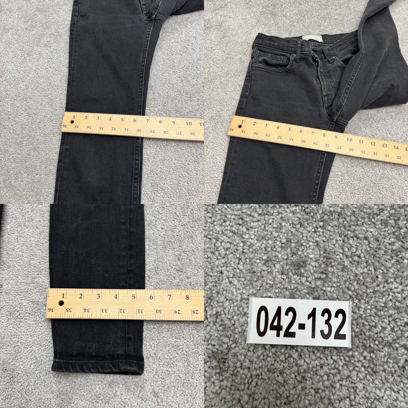 Everlane Everlane Skinny Ankle Denim Jeans Womens 26 Black Mid Rise Cotton Stretch Casual Jeans Size 26" / US 2 / IT 38 - 9 Thumbnail