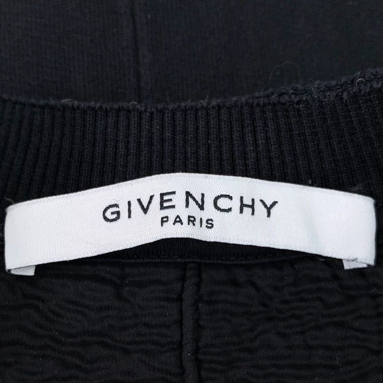 Givenchy Givenchy Black Logo Letter Print Ripped Design Cotton Crew Size US S / EU 44-46 / 1 - 6 Thumbnail