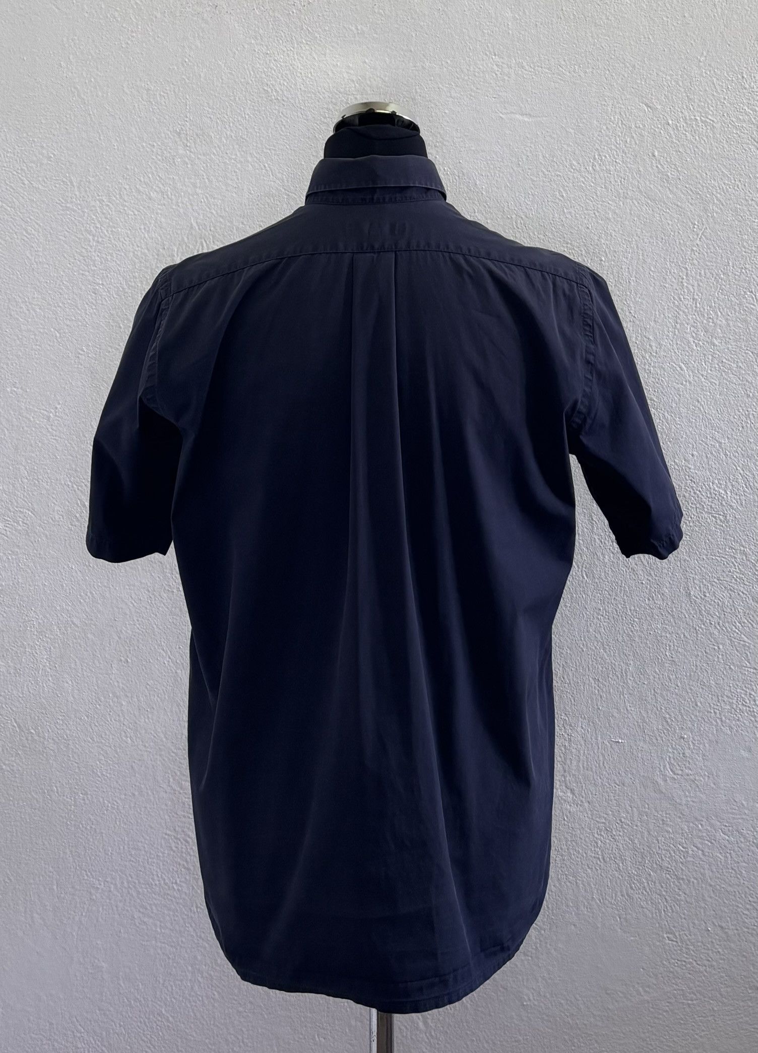 Aquascutum Aquascutum navy short shirt large Size US L / EU 52-54 / 3 - 2 Thumbnail