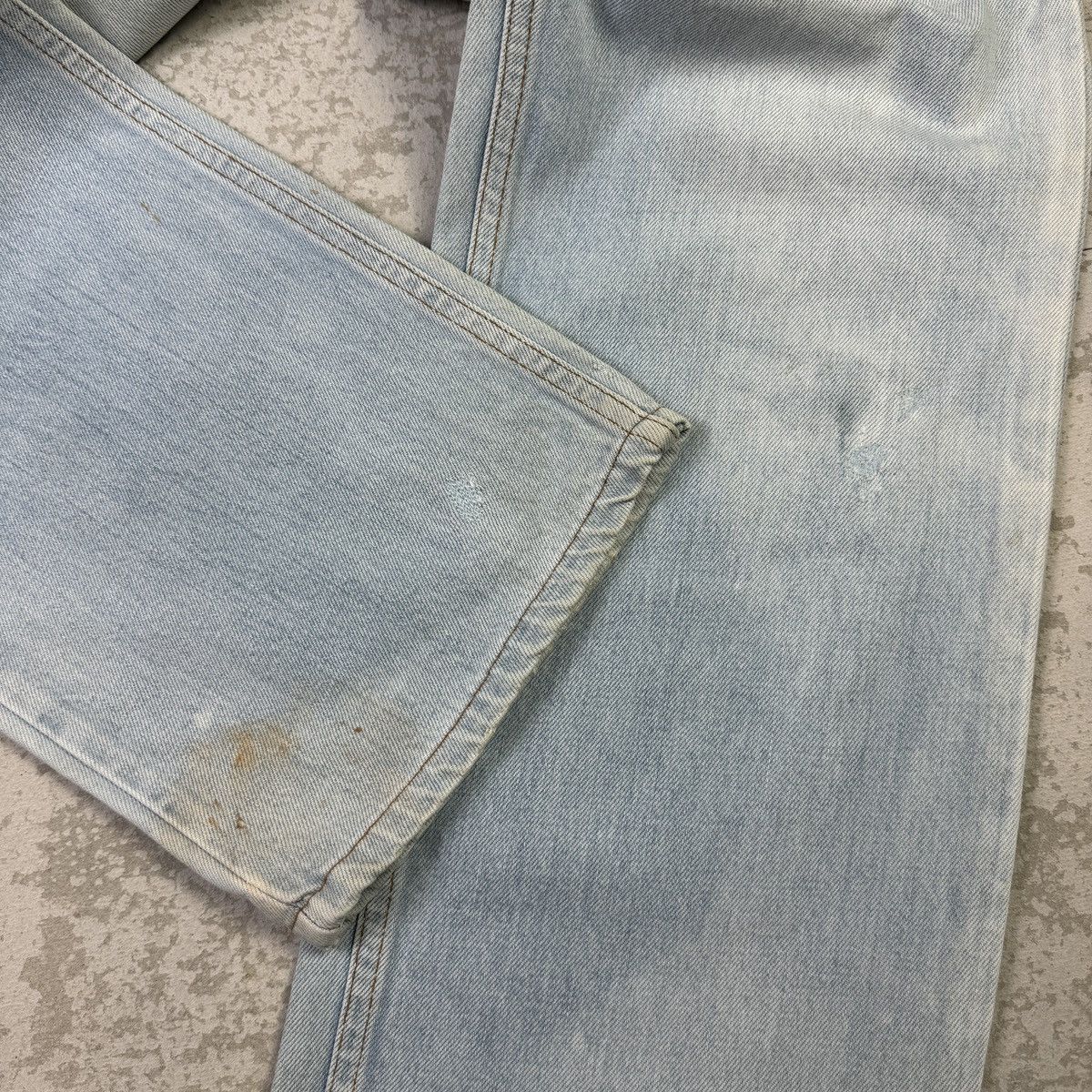 Levi's 💥Vintage 70s Levis 515 Sick Light Blue Denim Pant Size US 32 / EU 48 - 7 Thumbnail