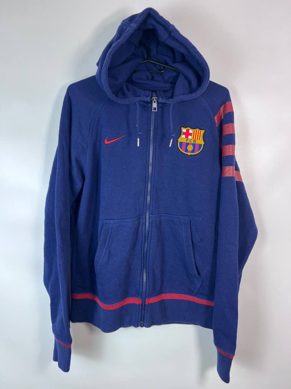 Nike FC Barcelona Full Zip Nike Soccer Hoodie 689927-421 Size S Size US S / EU 44-46 / 1 - 1 Thumbnail