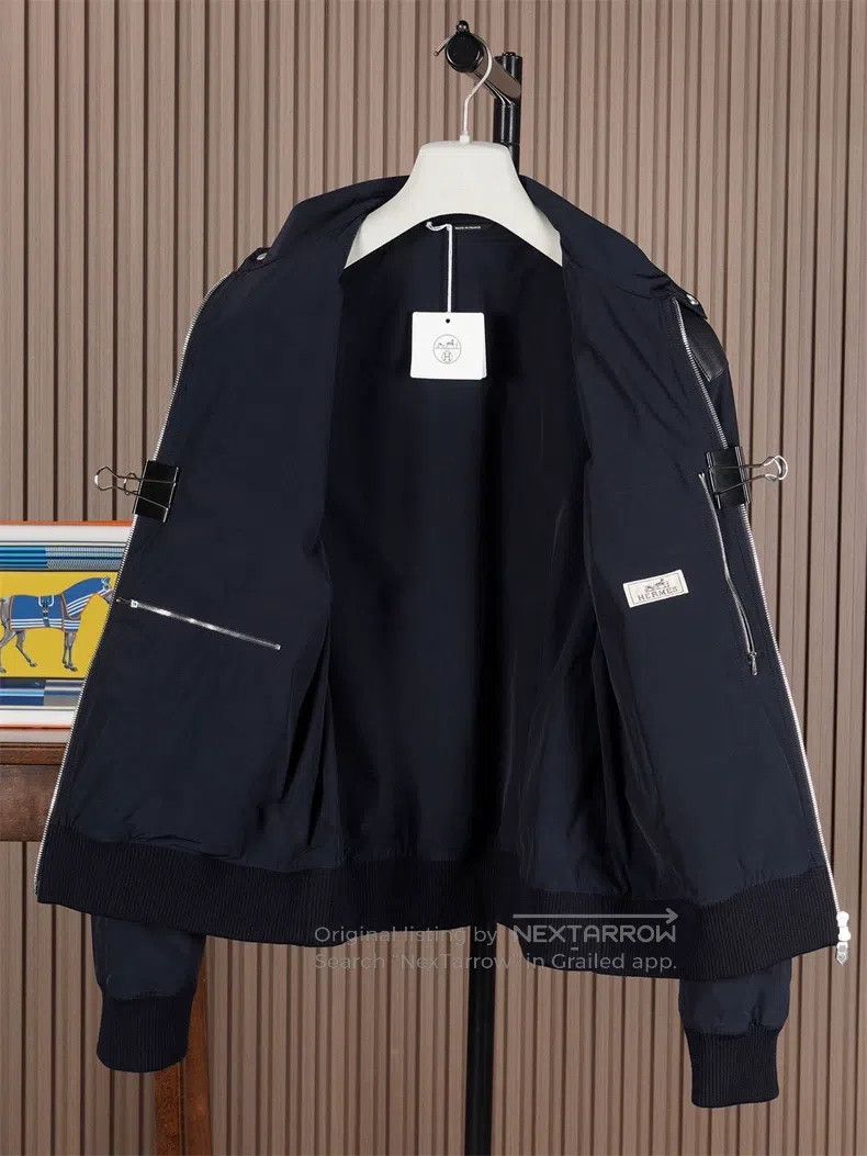 Hermes Hermes Men's collar jacket Size US L / EU 52-54 / 3 - 3 Thumbnail