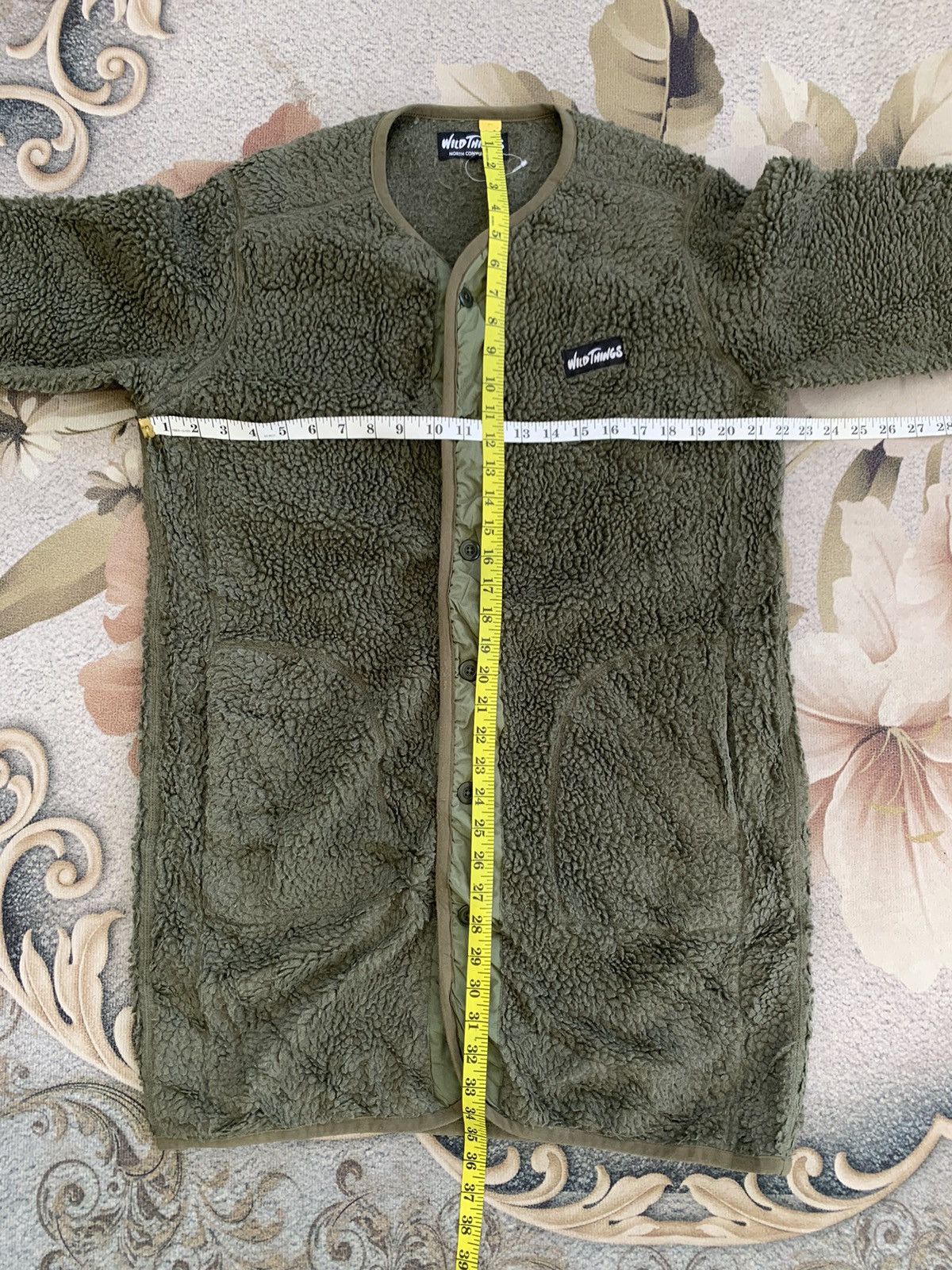 Wild Things WildThings North Conway Usa Olive Pile Fleece Jacket Size US S / EU 44-46 / 1 - 9 Thumbnail