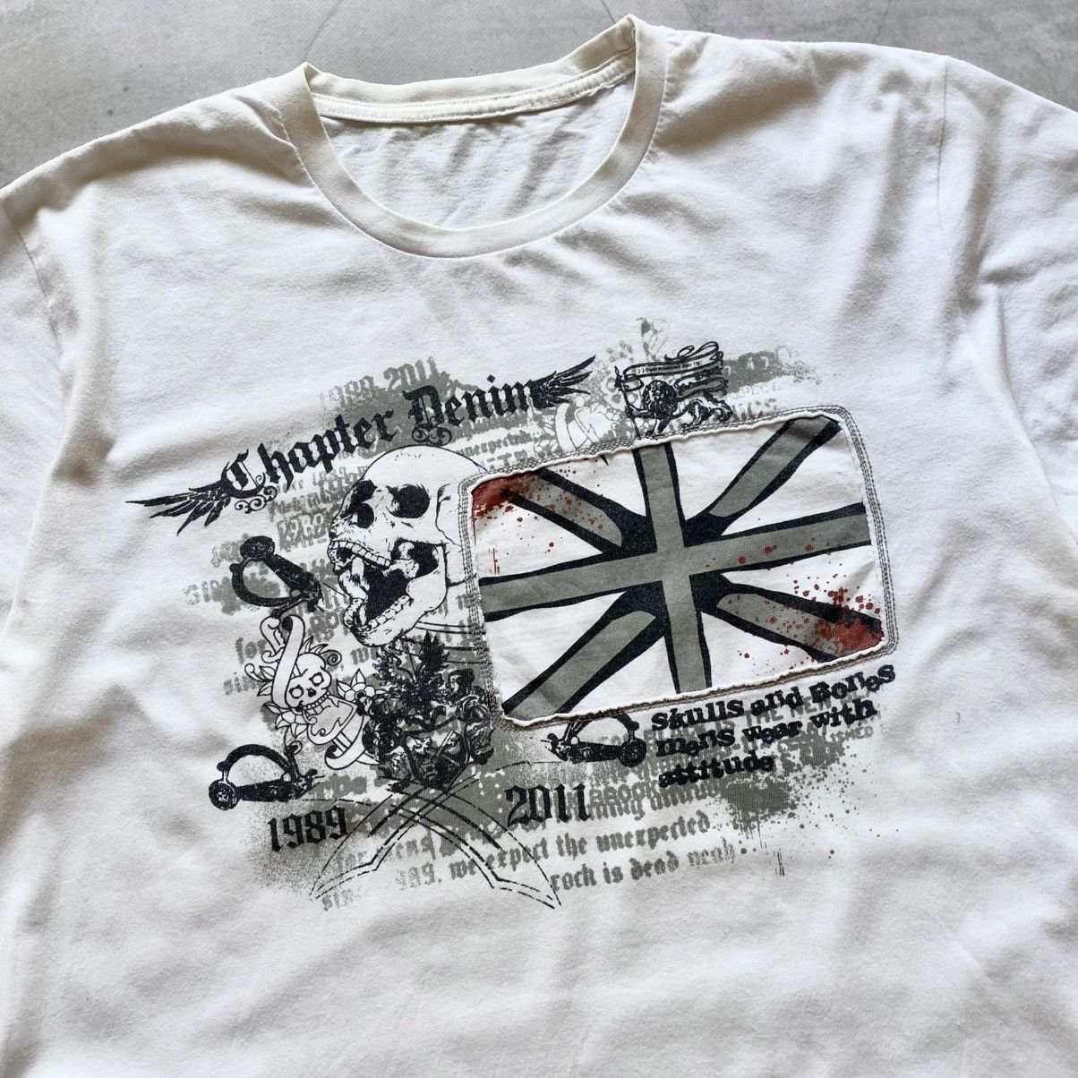 Hysteric Glamour Y2K British Britain Flag Hysteric Glamour Vibe T Shirt Tee Size US L / EU 52-54 / 3 - 2 Thumbnail