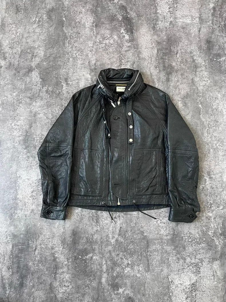 Saint Laurent Paris Saint Laurent Paris Zipper Removable Hooded Sheepskin Leat Size XS / US 0-2 / IT 36-38 - 1 Thumbnail