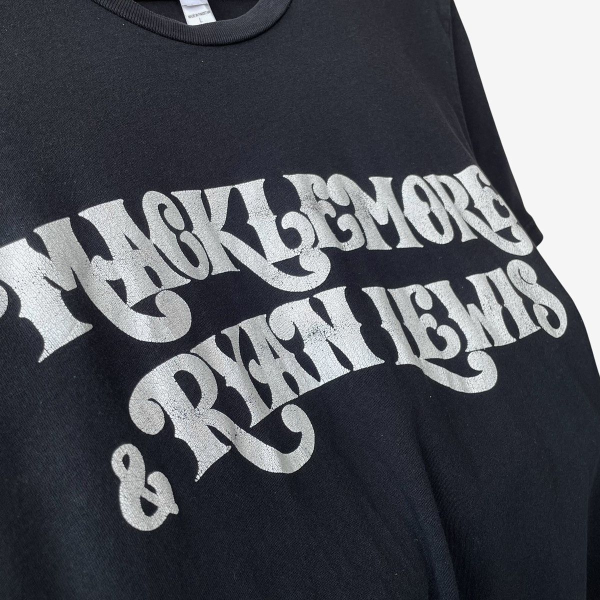 Band Tees Macklemore & Ryan Lewis Duo 2013 World Tour Promo Tee Size US L / EU 52-54 / 3 - 4 Thumbnail