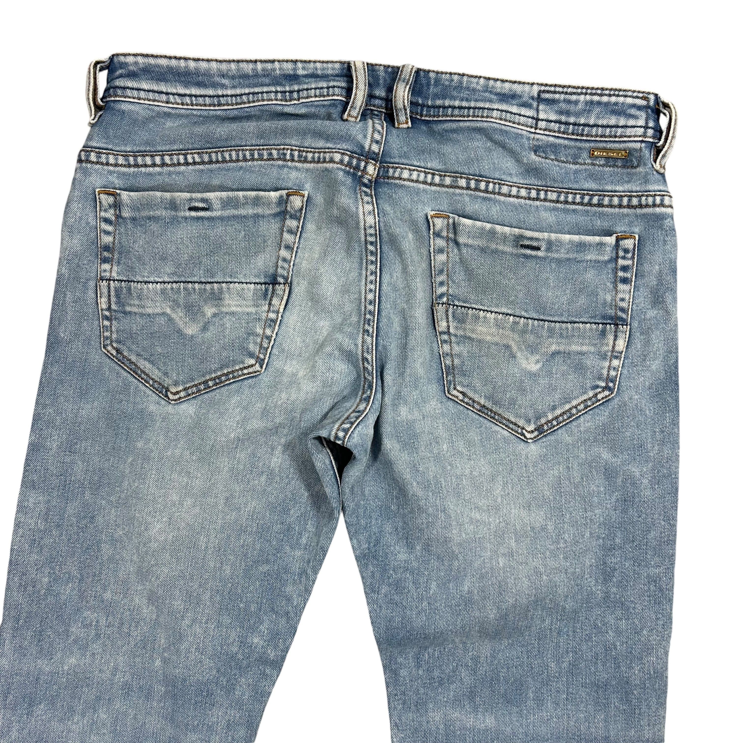 Diesel Diesel Thommer Slim Skinny Stretch Blue Denim Jeans W34L32 Size US 34 / EU 50 - 5 Thumbnail
