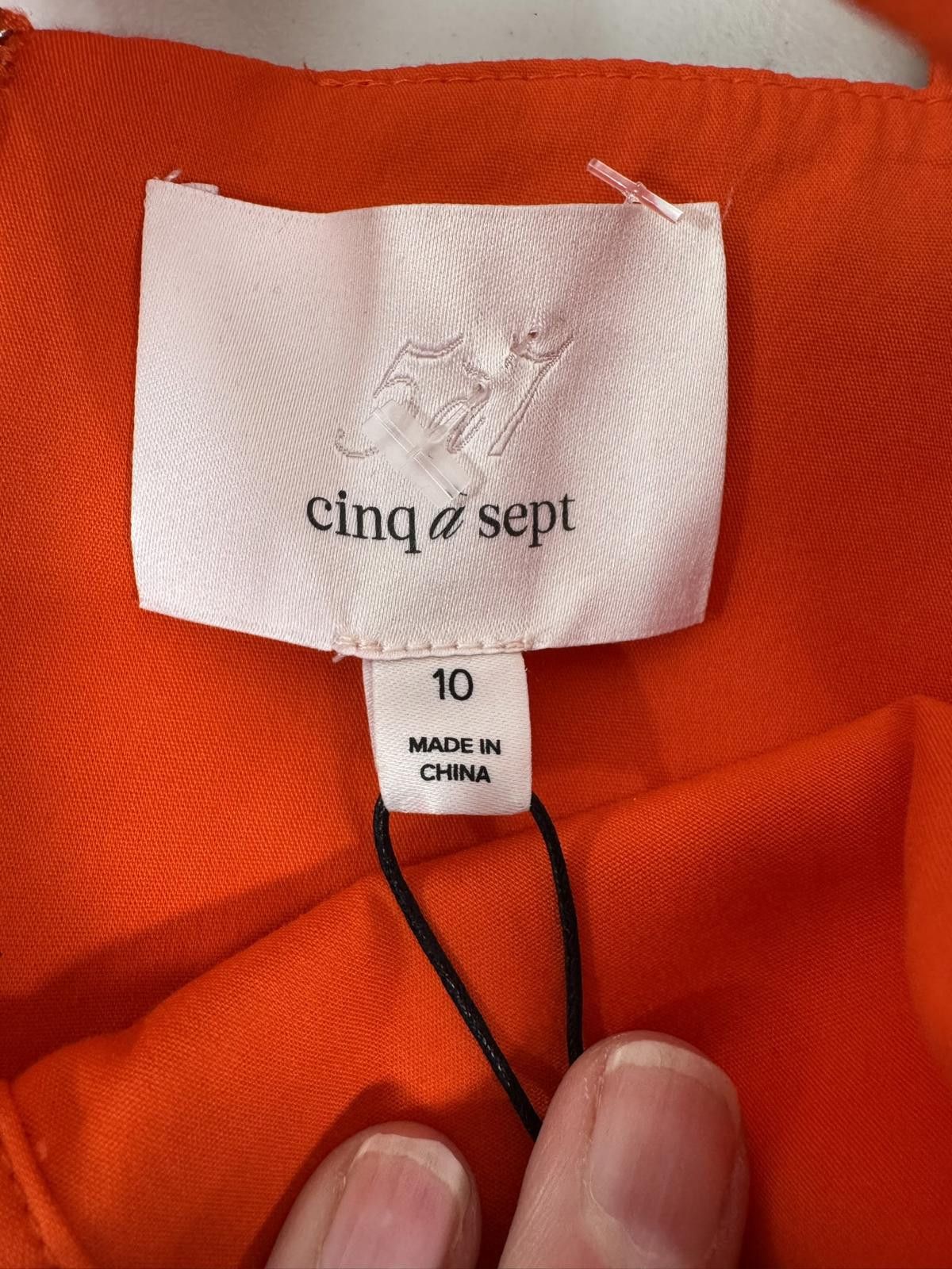 Cinq a Sept $445 NWT Cinq à Sept Amber Tiered Midi Dress Size 10 Medium Size L / US 10 / IT 46 - 8 Thumbnail
