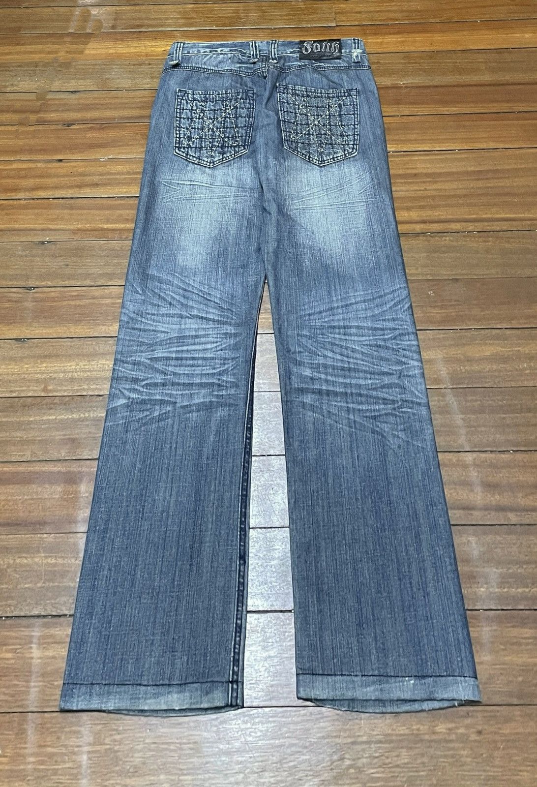 Dsquared2 × Le Grande Bleu (L.G.B.) × Vintage Rare Design Vintage Brand Dsquared2 Jeans 2000s Size US 31 - 2 Thumbnail