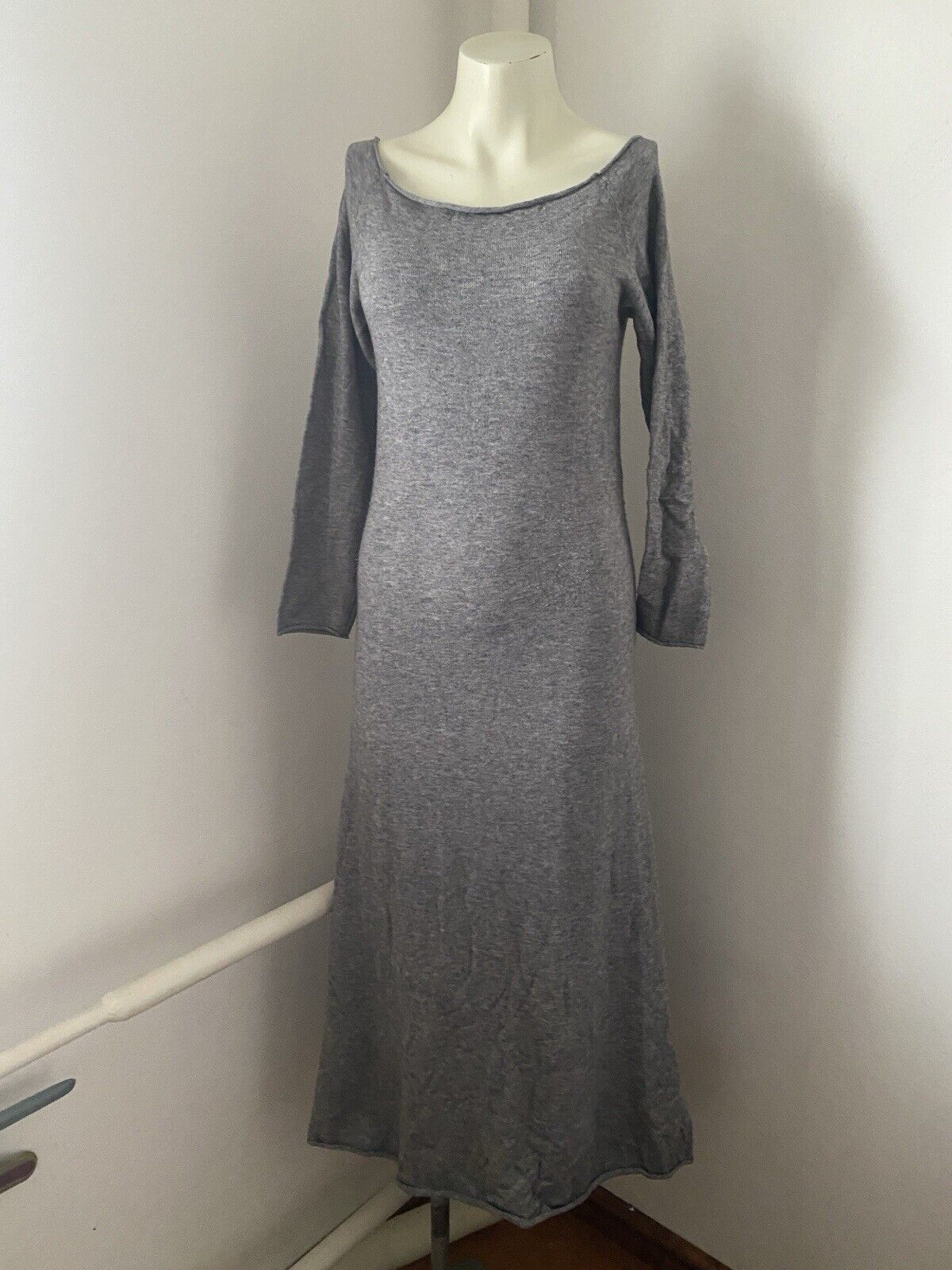 Other Long Dress Knit Grey Size M A25 Size M / US 6-8 / IT 42-44 - 3 Thumbnail