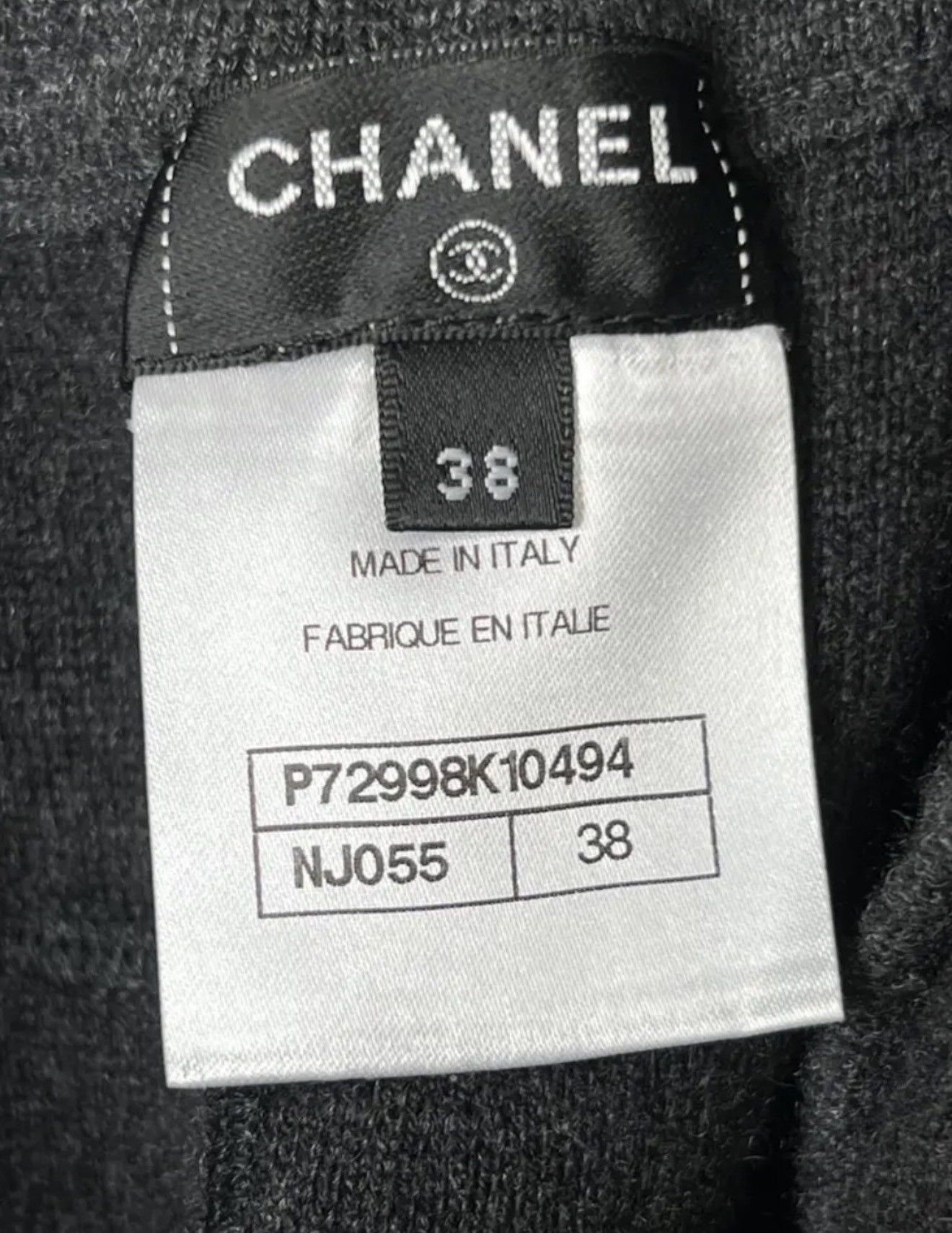 Chanel Chanel Glitter Patch Cashmere Pants Grey Silver Size US 30 / EU 46 - 8 Thumbnail