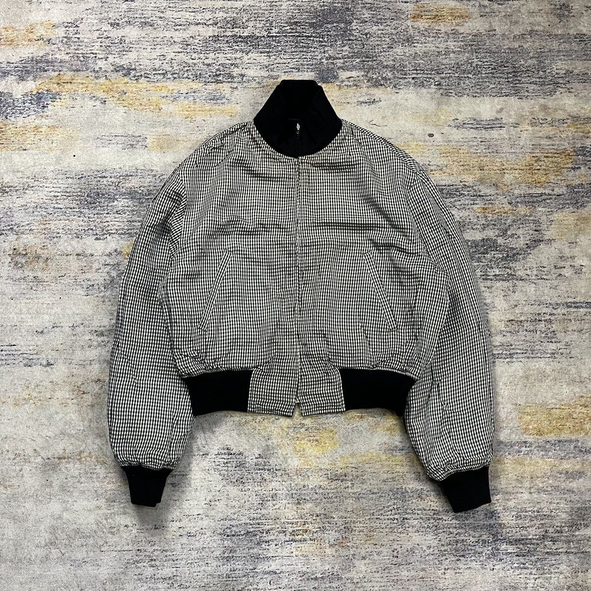 Yohji Yamamoto Vintage Y’s Yohji Yamamoto cropped reversible bomber jacket Size S / US 4 / IT 40 - 2 Thumbnail