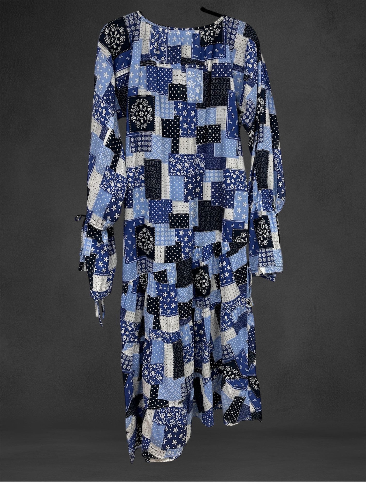 By Malene Birger Amily Patchwork Dress Size XS / US 0-2 / IT 36-38 - 3 Thumbnail