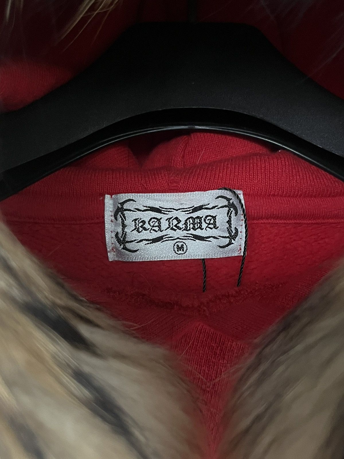 If Six Was Nine JAPANESE KARMA SEDITIONARIES GOTHIC POEM FUR HOODIE PUNK Size US M / EU 48-50 / 2 - 10 Thumbnail