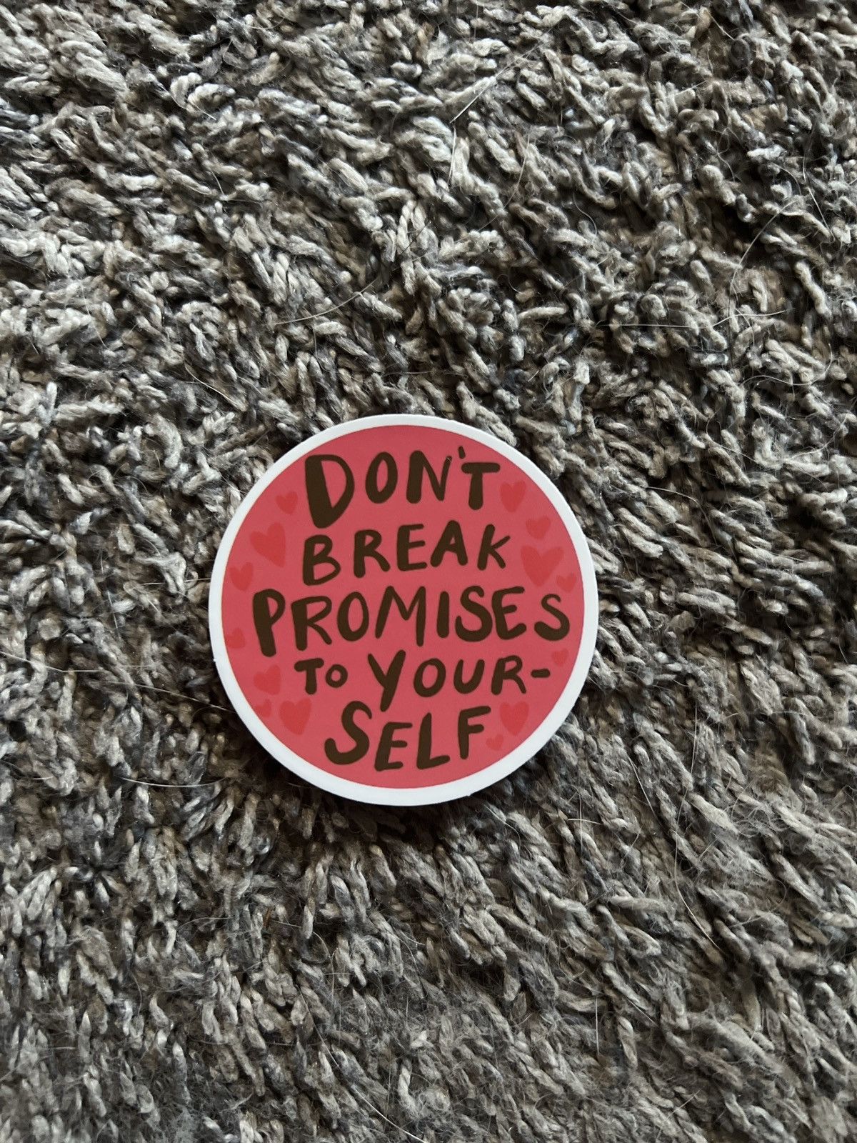 Hypebeast Don’t Break Promises To Yourself Sticker Size ONE SIZE - 1 Thumbnail