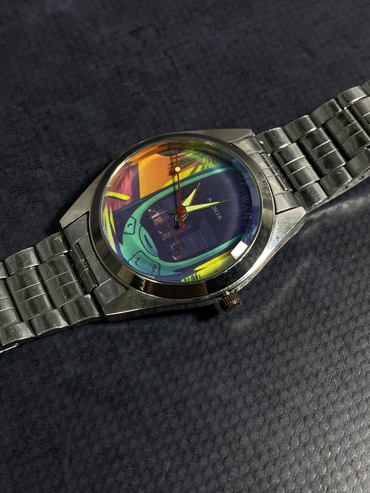 Japanese Brand Vintage Futuristic Quartz Watch with New Strap Size ONE SIZE - 8 Thumbnail